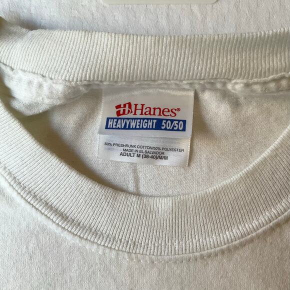 Hanes Men’s Short Sleeve T-shirt size M (38-40), White, Celebration Camp Taylor - Picture 6 of 10